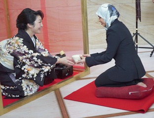 Tea ceremony abroad